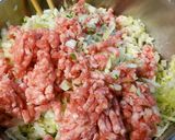 粗びき肉にキャベツ＆たまねぎで餃子♪作り方6写真