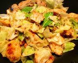 食べ盛りにピッタリ☆鶏胸肉ガーリック炒め作り方5写真