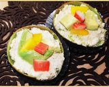 アボガドココット☆お豆腐生姜味噌ディップ作り方2写真