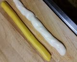 マーブル白玉 カボチャ味作り方4写真