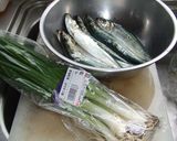いわしと葉玉ねぎのぬた作り方1写真
