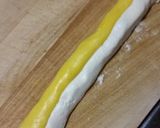 マーブル白玉 カボチャ味作り方5写真