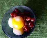 マーブル白玉 カボチャ味作り方9写真