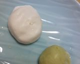 マーブル白玉 抹茶味作り方2写真
