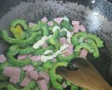 ゴーヤとポークソーセージ　炒め作り方4写真