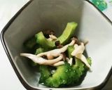 苦くない！ゴーヤとしめじのおひたし作り方7写真