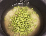簡単！青大豆と塩昆布の炊き込みご飯作り方3写真