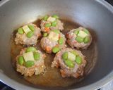 枝豆ひとくちチーズハンバーグ♪作り方6写真