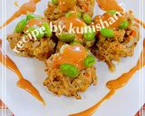 枝豆ひとくちチーズハンバーグ♪作り方8写真