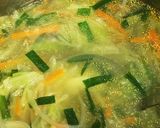 野菜たっぷり❀塩野菜ラーメン風のスープ作り方4写真