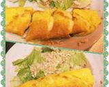 卵1個で♪トマトチーズ大葉包み作り方10写真