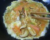 フワフワかに玉 薄塩しょう油あんかけ作り方6写真