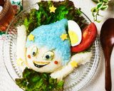 インサイドヘッドヨロコビキャラ食キャラ弁作り方6写真