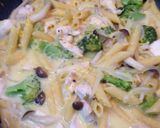 ワンポット！チキンコーンクリームパスタ作り方6写真
