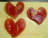トマトでハートのミルフィーユ♥♡作り方1写真