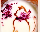 ヨーグルトアート〜お花作り方9写真