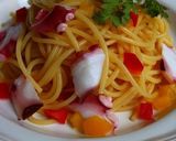 冷製タコわさパスタ作り方4写真