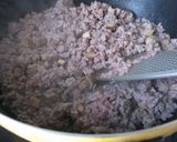 ごぼうとひき肉の味噌カレー丼作り方3写真