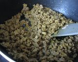 ごぼうとひき肉の味噌カレー丼作り方4写真