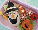 ☆キャラ弁☆ハロウィン☆アナ雪☆オラフ☆作り方6写真