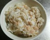ツナご飯と梅マヨネーズのおにぎらず作り方1写真