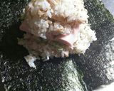 ツナご飯と梅マヨネーズのおにぎらず作り方7写真