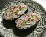 ツナご飯と梅マヨネーズのおにぎらず作り方8写真