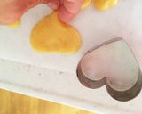 ハート型でほっぺちゃんクッキー作り方4写真