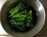 天然だしパックで作るつるむらさきのお浸し作り方5写真