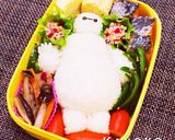 こんにちは、私はベイマックス…キャラ弁作り方2写真
