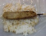 焼き鳥入り♡味ごまスティックおにぎり作り方2写真