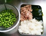 大根･わかめ･豆のごまマヨポンサラダ♪作り方2写真