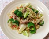 これで簡単！ネギ塩焼きそば作り方6写真