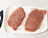 ストレス発散！揚げない豚カツ用肉活用法作り方2写真