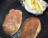 ストレス発散！揚げない豚カツ用肉活用法作り方5写真