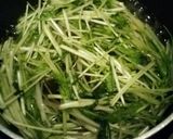 水菜と焼き油揚げのお浸し作り方3写真