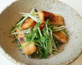 水菜と焼き油揚げのお浸し作り方5写真