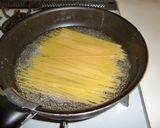 わさび茶漬け風味のワンポットパスタ作り方2写真