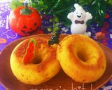 ハロウィン♡カボチャのお豆腐焼きドーナツ作り方5写真