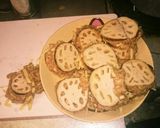 レンコンとひき肉のはさみチーズ焼き作り方3写真