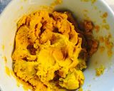 *かぼちゃの煮付けで 簡単焼き白玉団子*作り方2写真