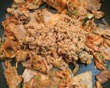 5分でできる♡豚キムチ納豆丼作り方4写真