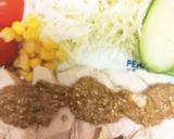 やわらか鶏ムネ肉の胡麻マヨソースがけ作り方6写真