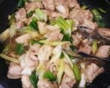 焼鳥のタレで簡単☆鶏肉と白ネギの甘辛炒め作り方8写真