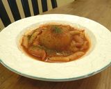 圧力鍋で☆玉ねぎ丸ごとワンポットパスタ♪作り方5写真