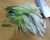 豚こまと茄子・葱❀甘辛味噌炒め作り方3写真