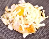 Wとろ～り甘辛味の焼鮭のせ朝食パンケーキ作り方3写真