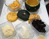 ハロウィンかぼちゃのホットサラダ作り方1写真
