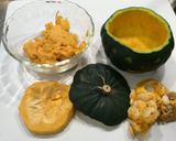 ハロウィンかぼちゃのホットサラダ作り方2写真