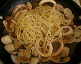 あさりとイカのスパゲティースープ煮作り方5写真